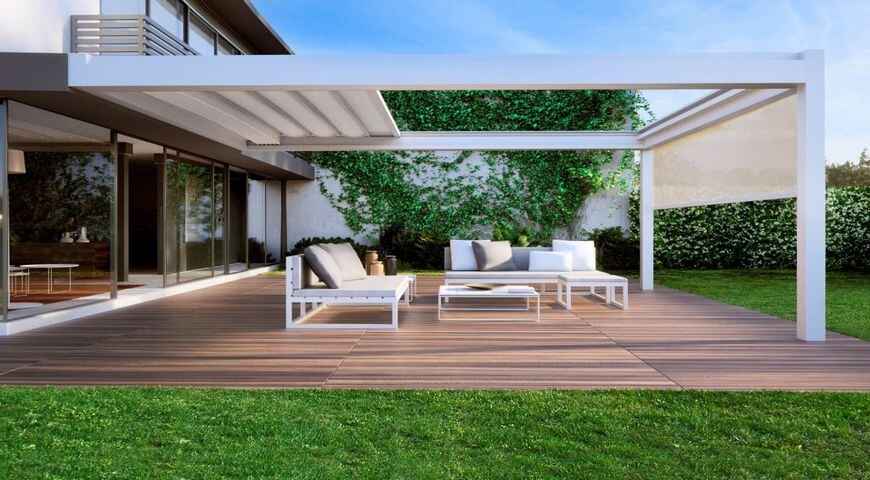 Düz Pergola Tente, Teras Kapatma Sistemleri