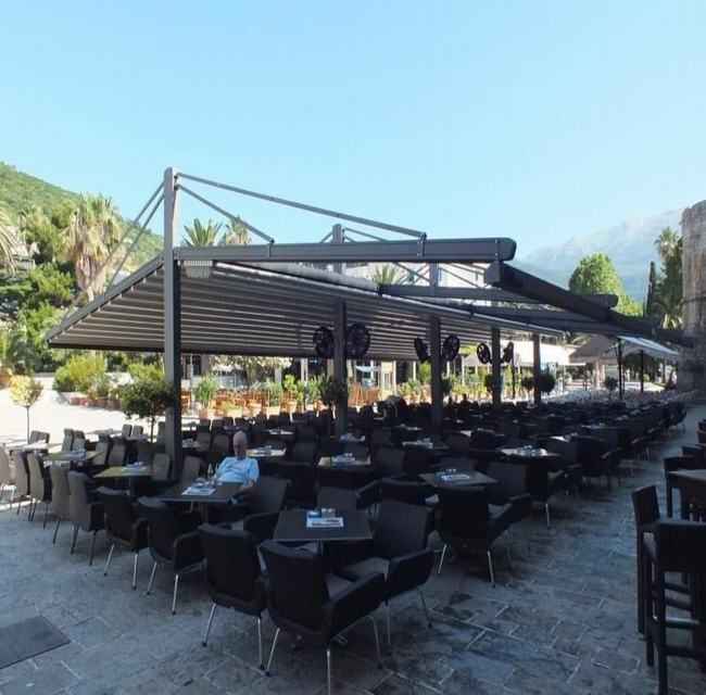 cafe pergola kapatma sistemleri