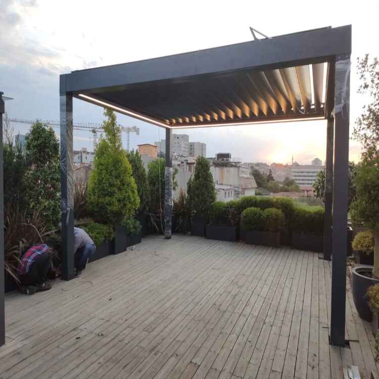 Pistonlu Bioclimatic Pergola