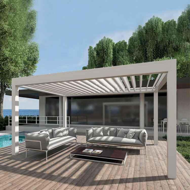 Rolling Roof Pergola